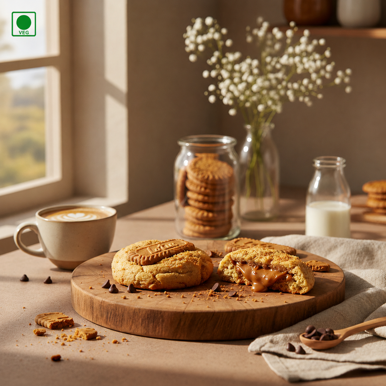 Golden Biscoff Cookie - Sprinklesnswirlss