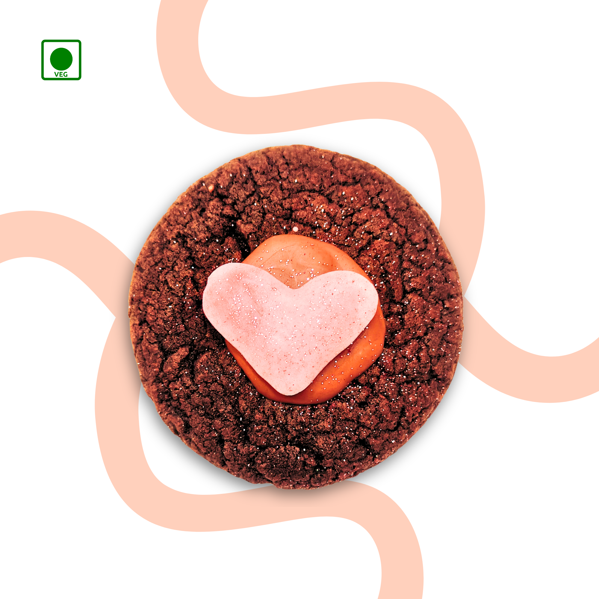 Molten Choco Heart Cookies - Sprinklesnswirlss