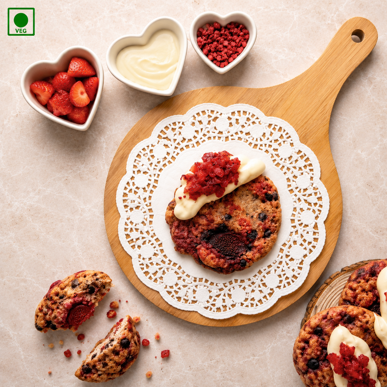 Berry Cloud Cookie - Sprinklesnswirlss